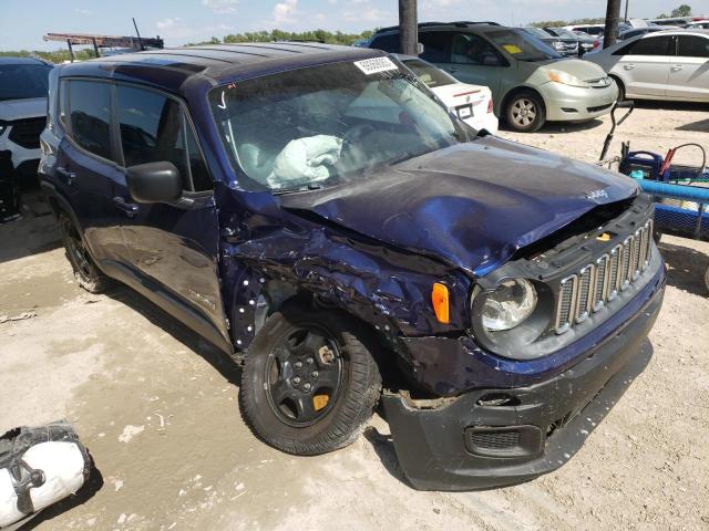 ZACCJAAB3HPE51364 - 2017 JEEP RENEGADE SPORT BLUE photo 4