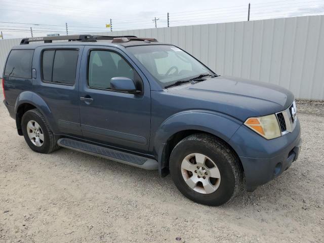 5N1AR18U37C646032 - 2007 NISSAN PATHFINDER LE 蓝色 照片 4