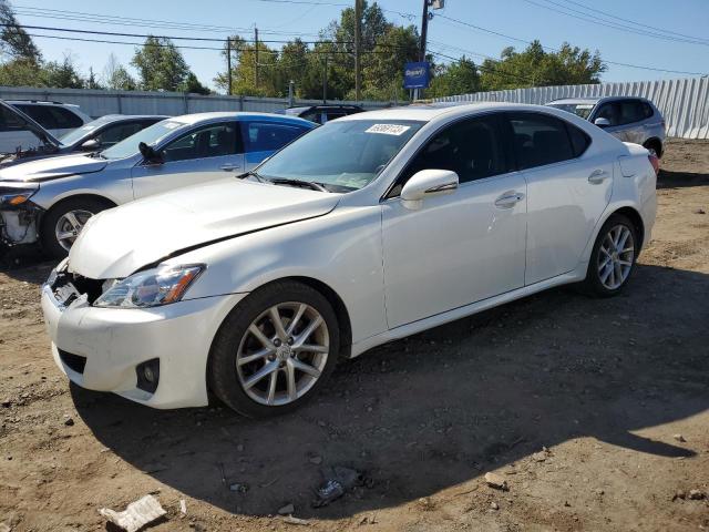 JTHCF5C20B5047782 - 2011 LEXUS IS 250 WHITE photo 1