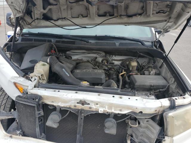 5TFCT54147X002100 - 2007 TOYOTA TUNDRA DOUBLE CAB SR5 WHITE photo 11