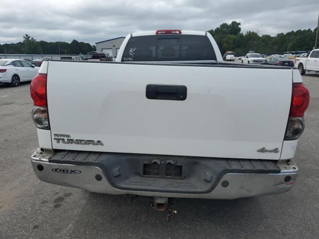 5TFCT54147X002100 - 2007 TOYOTA TUNDRA DOUBLE CAB SR5 WHITE photo 6