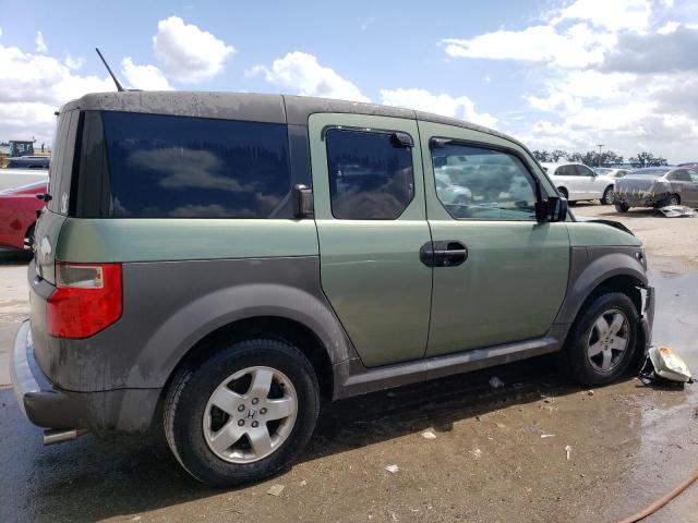 5J6YH18615L005816 - 2005 HONDA ELEMENT EX GREEN photo 3