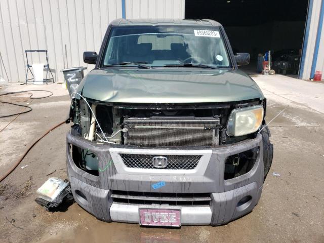 5J6YH18615L005816 - 2005 HONDA ELEMENT EX GREEN photo 5