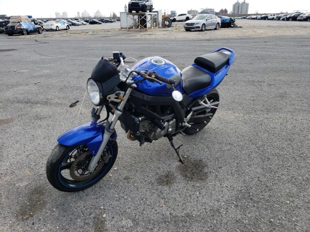 JS1VP53A352101638 - 2005 SUZUKI SV650 BLUE photo 2