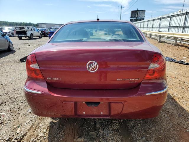2G4WD582181293338 - 2008 BUICK LACROSSE CXL BURGUNDY photo 6