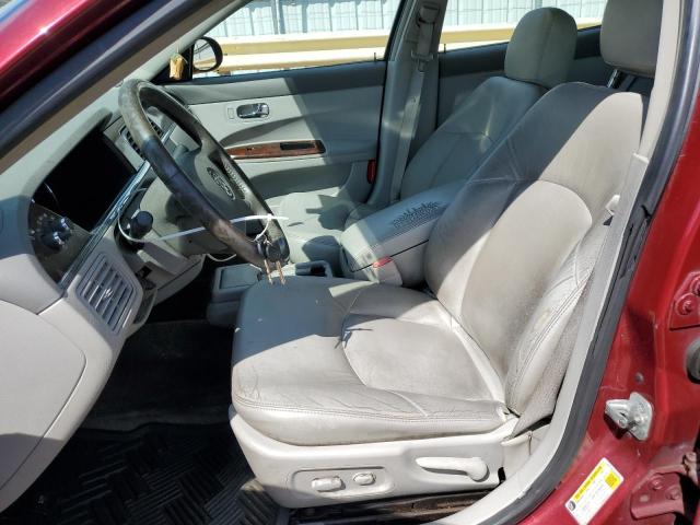 2G4WD582181293338 - 2008 BUICK LACROSSE CXL BURGUNDY photo 7