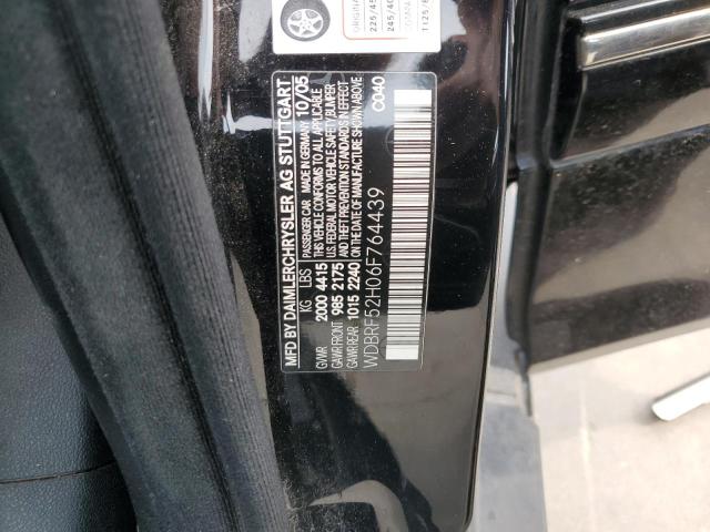 WDBRF52H06F764439 - 2006 MERCEDES-BENZ C 230 BLACK photo 12