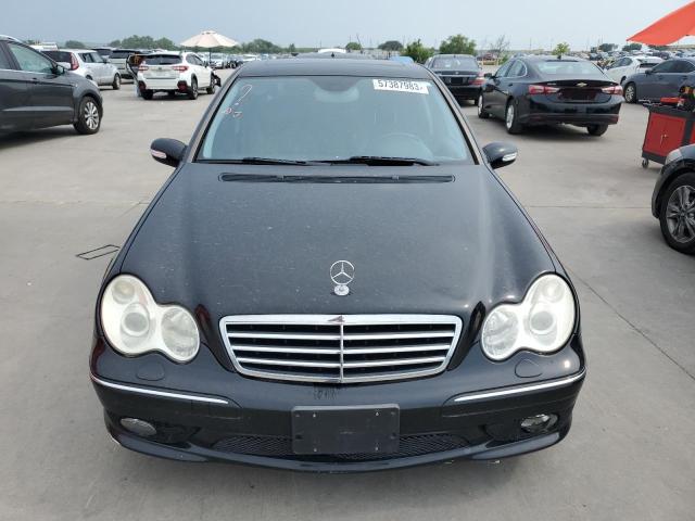 WDBRF52H06F764439 - 2006 MERCEDES-BENZ C 230 BLACK photo 5