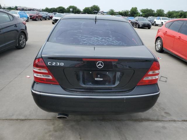 WDBRF52H06F764439 - 2006 MERCEDES-BENZ C 230 BLACK photo 6