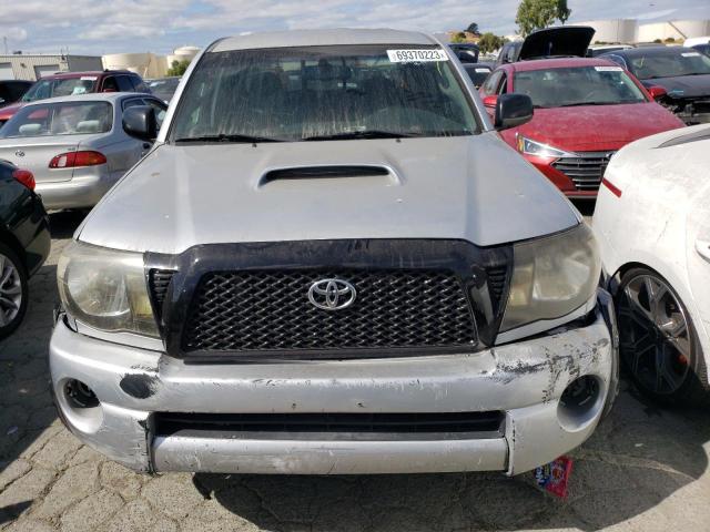 3TMJU4GN6AM108672 - 2010 TOYOTA TACOMA DOUBLE CAB PRERUNNER SILVER photo 5