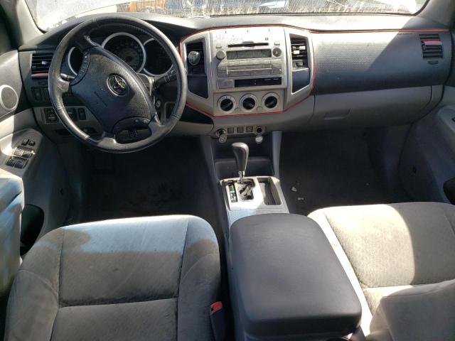 3TMJU4GN6AM108672 - 2010 TOYOTA TACOMA DOUBLE CAB PRERUNNER SILVER photo 8