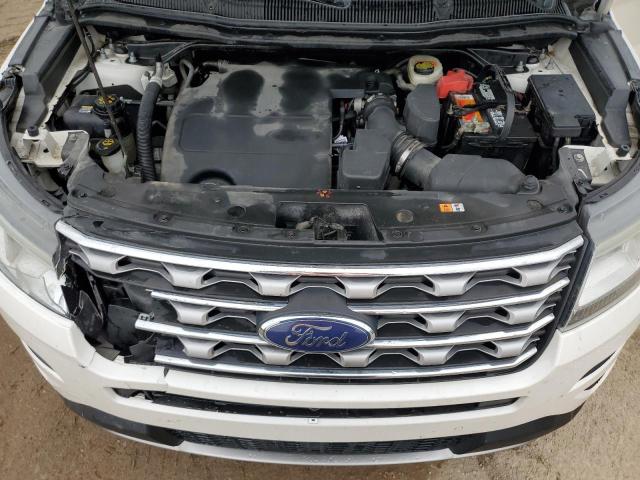 1FM5K8F83GGC06678 - 2016 FORD EXPLORER LIMITED Blanc photo 12