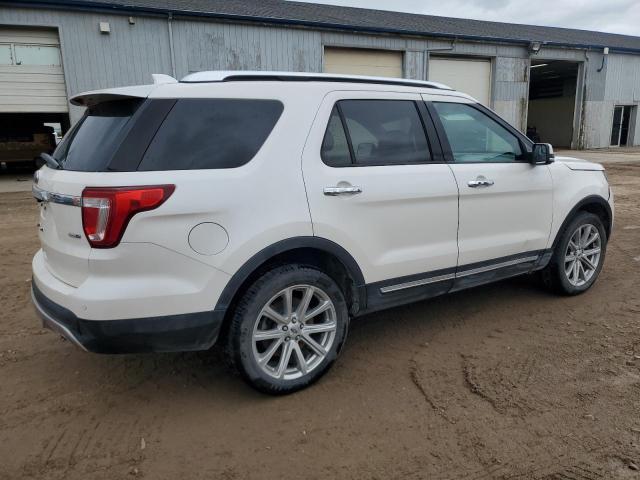 1FM5K8F83GGC06678 - 2016 FORD EXPLORER LIMITED Blanc photo 3
