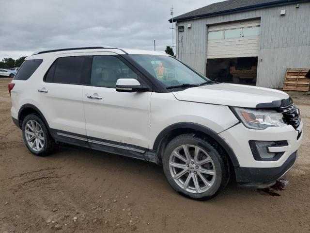1FM5K8F83GGC06678 - 2016 FORD EXPLORER LIMITED Blanc photo 4
