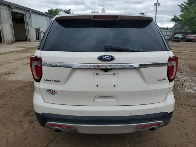 1FM5K8F83GGC06678 - 2016 FORD EXPLORER LIMITED Blanc photo 6