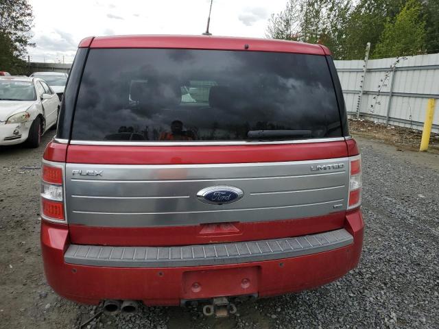 2FMHK6DC7ABB21348 - 2010 FORD FLEX LIMITED RED photo 6