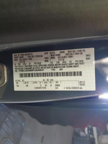 1FMCU9GN9PUA09821 - 2023 FORD ESCAPE ACTIVE Көк фото 13