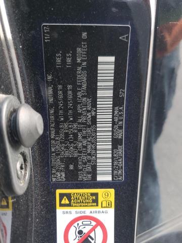 5TDKZRFH5JS530155 - 2018 TOYOTA HIGHLANDER SE 黑色 照片 12