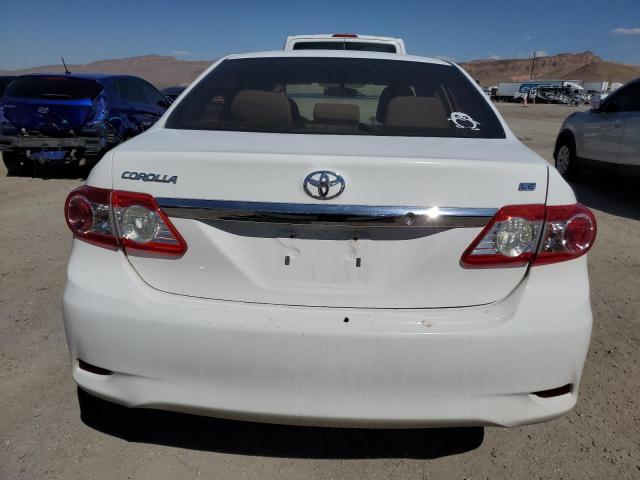 2T1BU4EEXBC568581 - 2011 TOYOTA COROLLA BASE WHITE photo 6