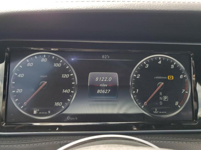 WDDUG8FB7HA328340 - 2017 MERCEDES-BENZ S 550 4MATIC BLACK photo 9