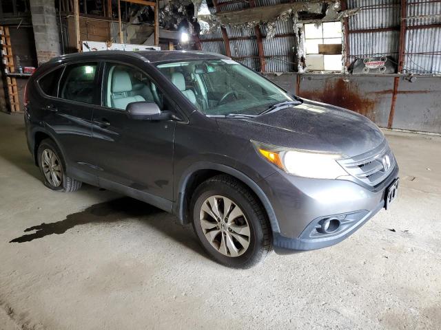 2HKRM4H7XCH602108 - 2012 HONDA CR-V EXL GRAY photo 4