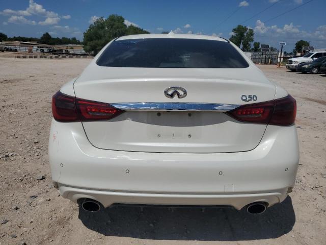 JN1EV7AP6JM353092 - 2018 INFINITI Q50 LUXE WHITE photo 6