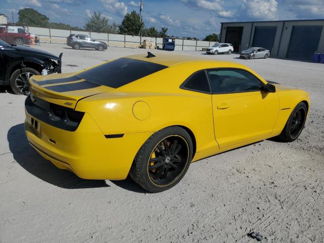 2G1FJ1EJ7A9178681 - 2010 CHEVROLET CAMARO SS YELLOW photo 3