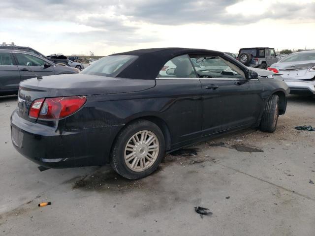 1C3LC45KX8N572637 - 2008 CHRYSLER SEBRING BLACK photo 3