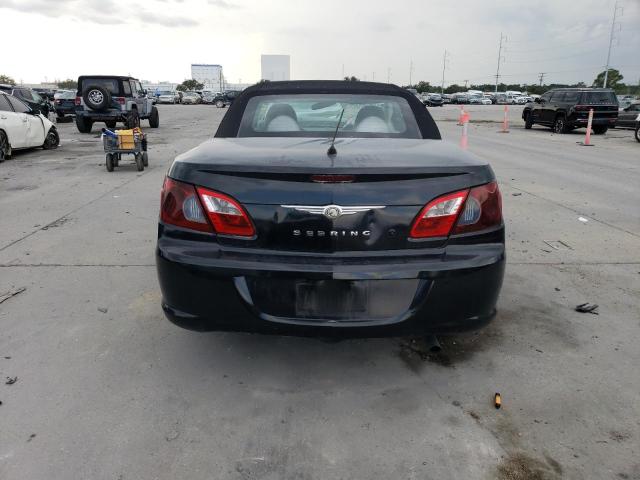 1C3LC45KX8N572637 - 2008 CHRYSLER SEBRING BLACK photo 6