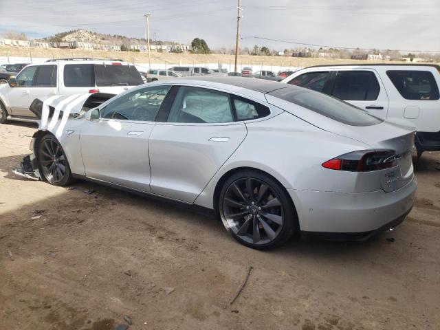 5YJSA1E23GF122448 - 2016 TESLA MODEL S Արծաթագույն լուսանկար 2