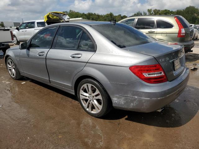 WDDGF4HB5CR236868 - 2012 MERCEDES-BENZ C 250 GRAY photo 2