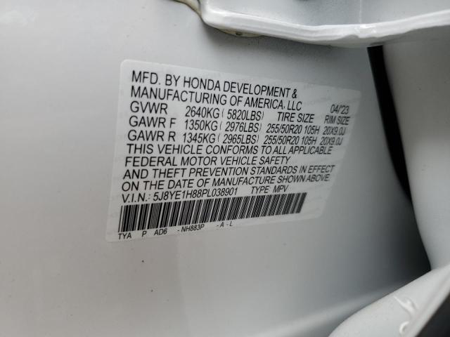 5J8YE1H88PL038901 - 2023 ACURA MDX ADVANCE WHITE photo 12