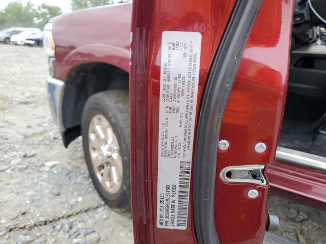 3C6UR5FL5MG511783 - 2021 RAM 2500 LARAMIE RED photo 12