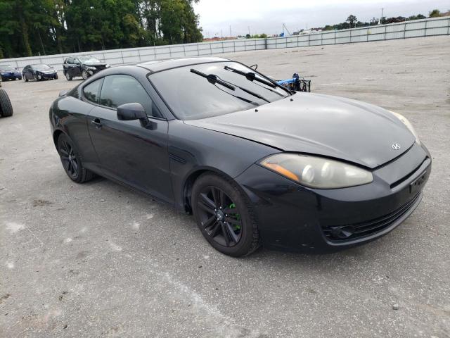 KMHHM66D98U267707 - 2008 HYUNDAI TIBURON GS BLACK photo 4