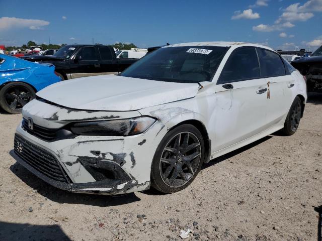 2HGFE2F59NH546228 - 2022 HONDA CIVIC SPORT WHITE photo 1