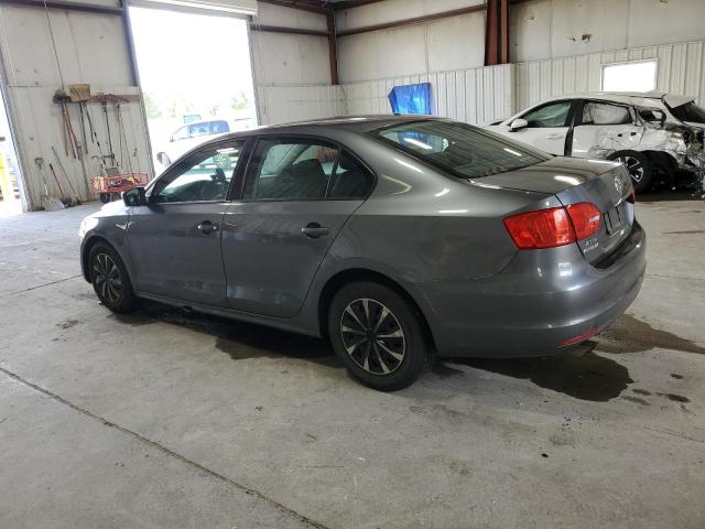 3VW2K7AJ8BM380608 - 2011 VOLKSWAGEN JETTA BASE GRAY photo 2