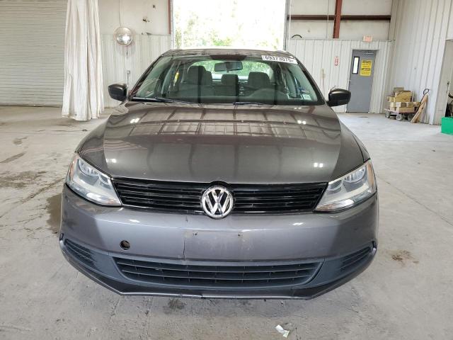 3VW2K7AJ8BM380608 - 2011 VOLKSWAGEN JETTA BASE GRAY photo 5