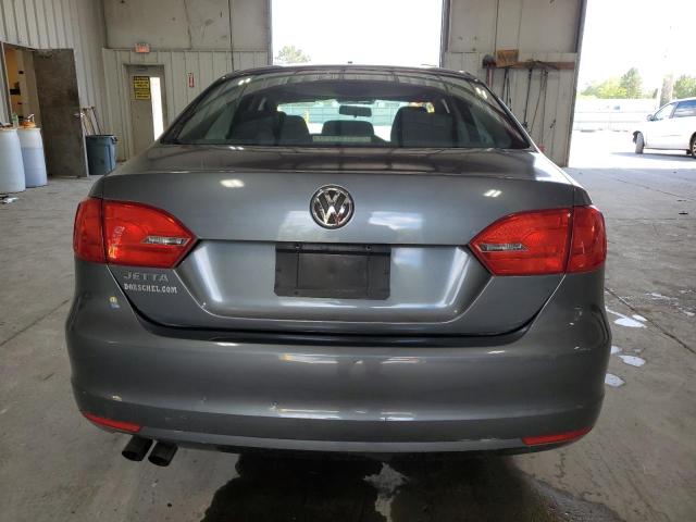 3VW2K7AJ8BM380608 - 2011 VOLKSWAGEN JETTA BASE GRAY photo 6
