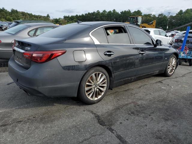 JN1EV7AR9JM435027 - 2018 INFINITI Q50 LUXE BLACK photo 3