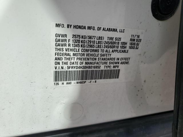 5FRYD4H30HB016952 - 2017 ACURA MDX 白色 照片 13