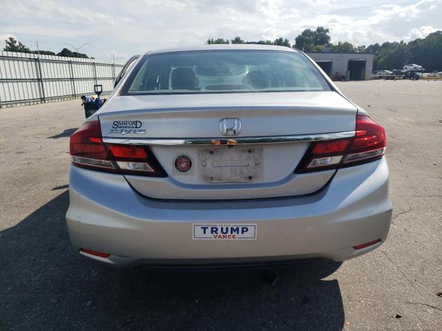 2HGFB2F58DH559298 - 2013 HONDA CIVIC LX SILVER photo 6