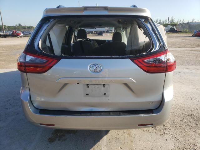 5TDKZ3DC4LS062121 - 2020 TOYOTA SIENNA LE SILVER photo 6