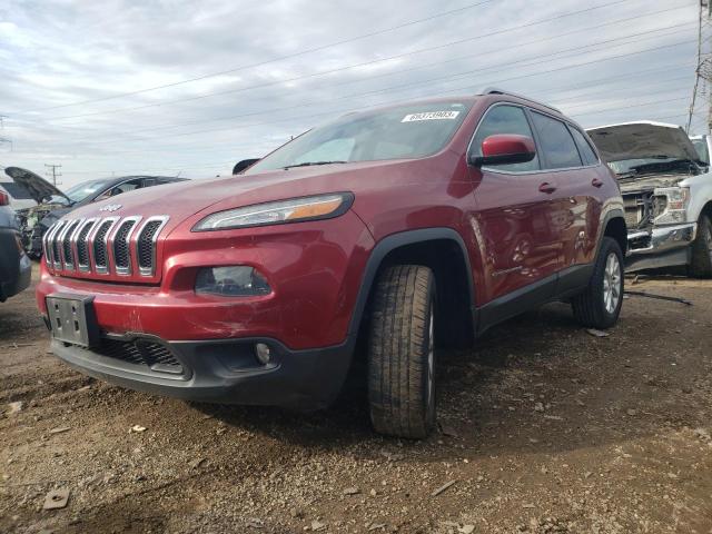 1C4PJMCS5EW121255 - 2014 JEEP CHEROKEE LATITUDE RED photo 1