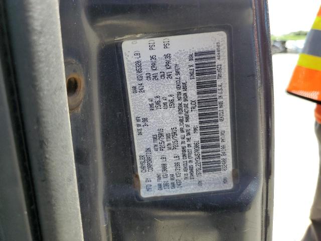 1B7GL22Y3WS703061 - 1998 DODGE DAKOTA BLUE photo 12