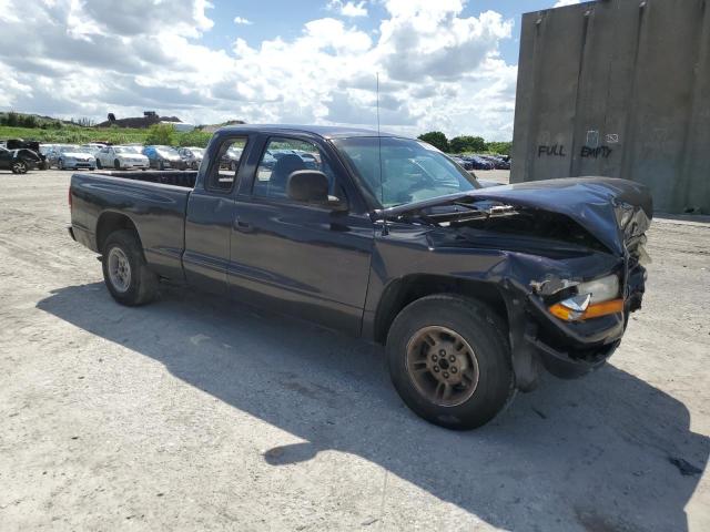1B7GL22Y3WS703061 - 1998 DODGE DAKOTA BLUE photo 4