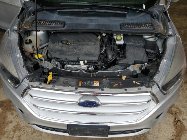 1FMCU0GD3JUC35508 - 2018 FORD ESCAPE SE 银色 照片 12