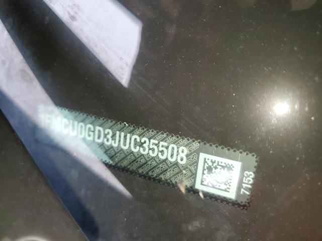 1FMCU0GD3JUC35508 - 2018 FORD ESCAPE SE 银色 照片 13