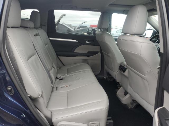 5TDJKRFH2ES023543 - 2014 TOYOTA HIGHLANDER XLE BLUE photo 10