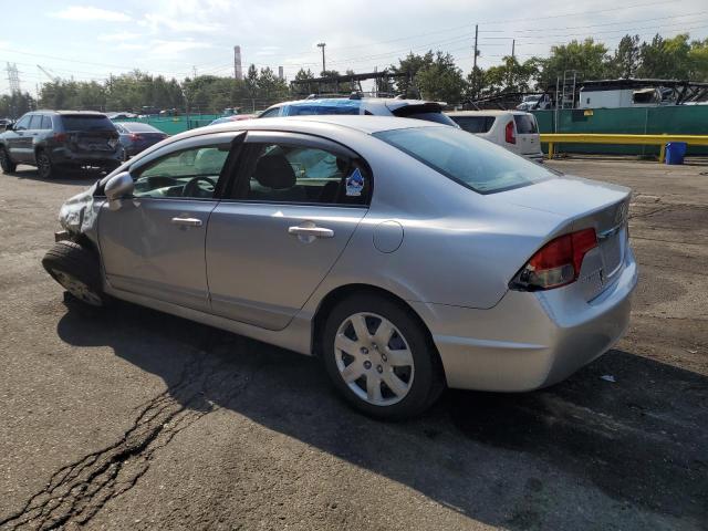 2HGFA1F51BH514925 - 2011 HONDA CIVIC LX SILVER photo 2