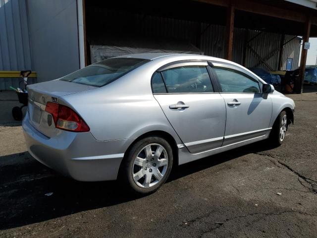 2HGFA1F51BH514925 - 2011 HONDA CIVIC LX SILVER photo 3